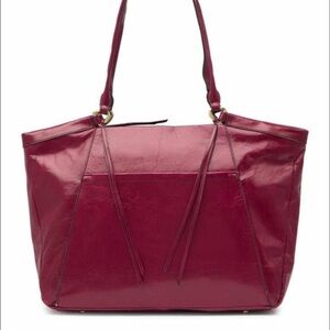 Hobo Maryanna Real Leather Tote Bag in Ruby